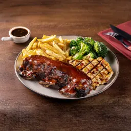 Fridays™ Signature Glazed Ribs & Chicken  & Choice Of 2 Sides